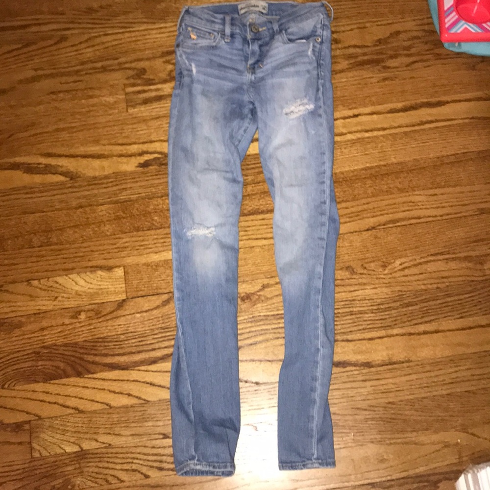 light blue abercrombie kids jeans size 12